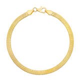 Pulsera de Cadena de Serpiente, Oro Amarillo 18K, 19.05cm Pulsera de Cadena de Serpiente, Oro Amarillo 18K, 19.05cm