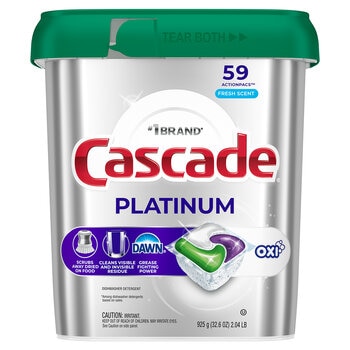 Cascade Platinum Detergente para Lavavajillas 59 pzas Cascade Platinum Detergente para Lavavajillas 59 pzas