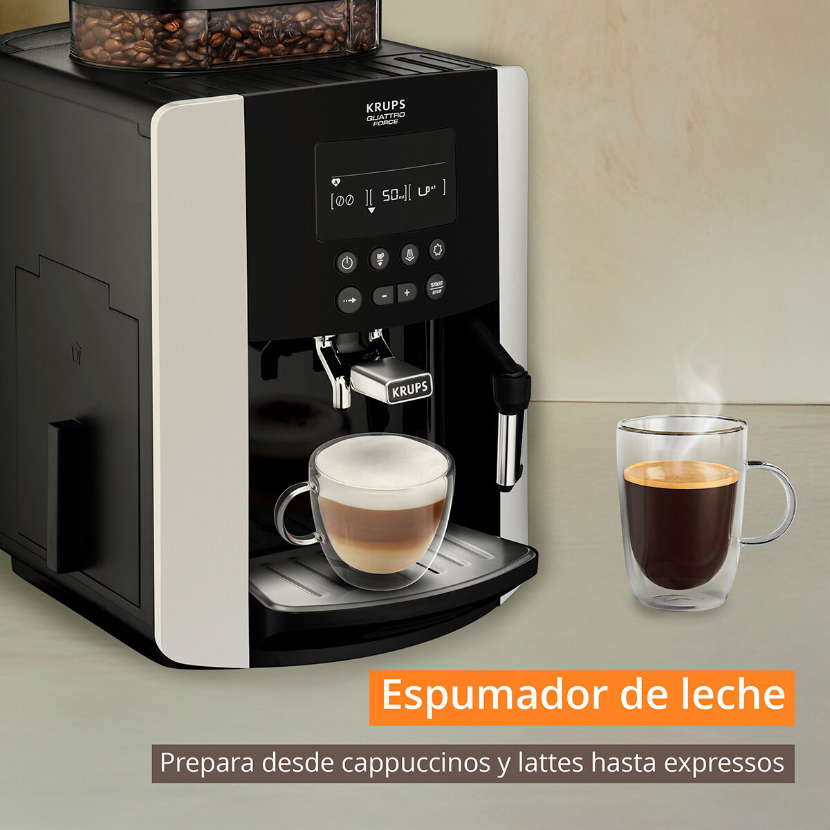 Krups Cafetera Automática Arabica , incluye kit de mantenimiento Krups Cafetera Automática Arabica , incluye kit de mantenimiento
