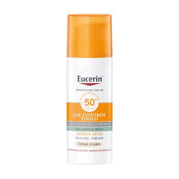 Eucerin Protector Solar FPS 50+ Oil Control Tono Claro 50 ml Eucerin Protector Solar FPS 50+ Oil Control Tono Claro 50 ml