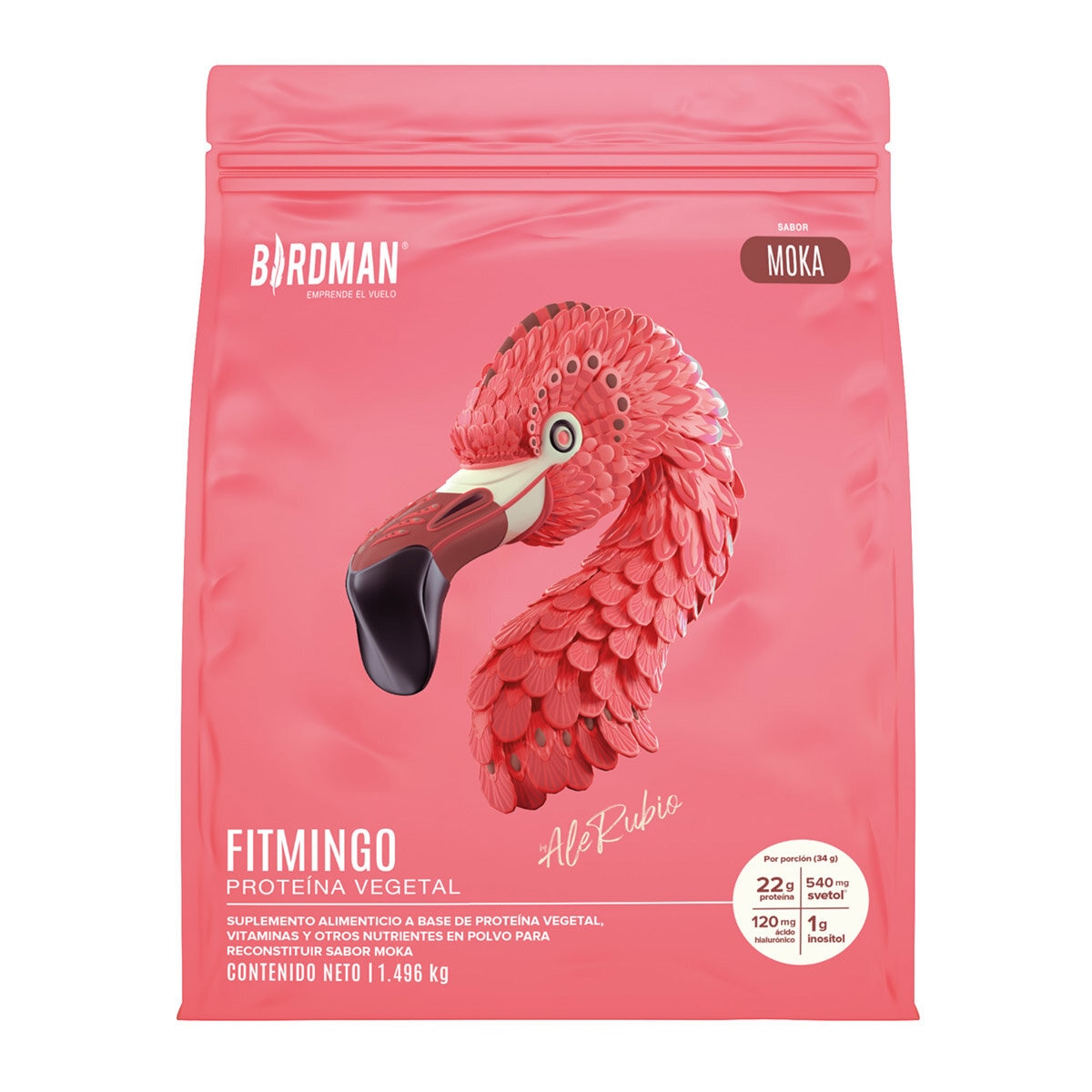 Birdman Fitmingo Proteína Vegetal Sabor Moka 1.496 kg Birdman Fitmingo Proteína Vegetal Sabor Moka 1.496 kg