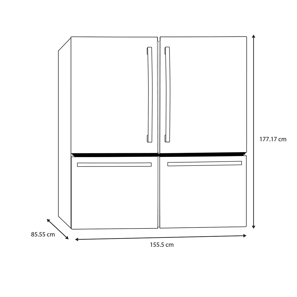 GE Profile Refrigerador 21'/21' Gemelos GE Profile Refrigerador 21'/21' Gemelos