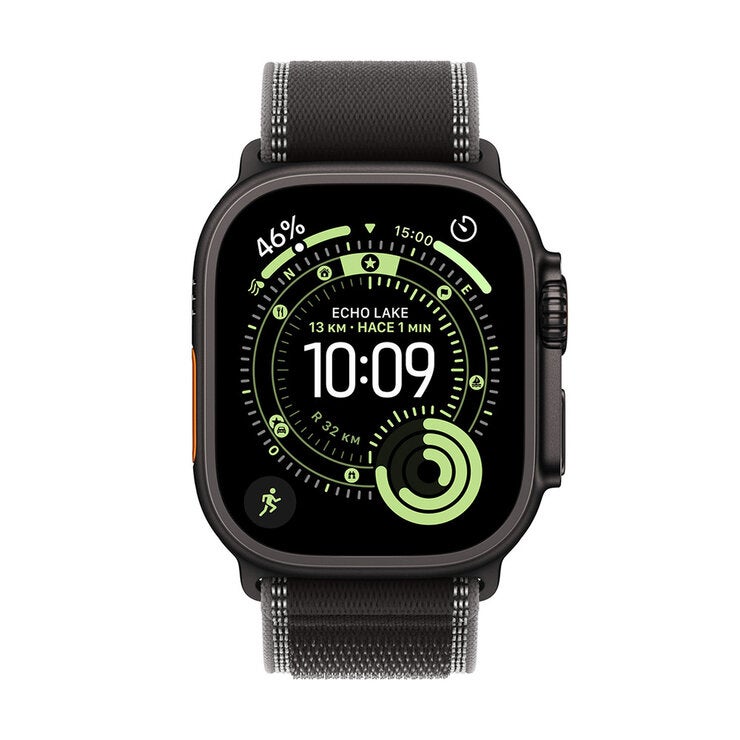 Apple Watch Ultra 3 (GPS + Celular) 49mm Titanio Negro + Correa Trail Negro Carbon - Talla M/L Apple Watch Ultra 3 (GPS + Celular) 49mm Titanio Negro + Correa Trail Negro Carbon - Talla M/L