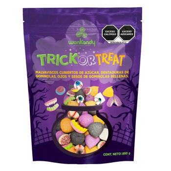 Wonkandy Trick or Treat Malvaviscos Cubiertos de Azúcar 850 g Wonkandy Trick or Treat Malvaviscos Cubiertos de Azúcar 850 g