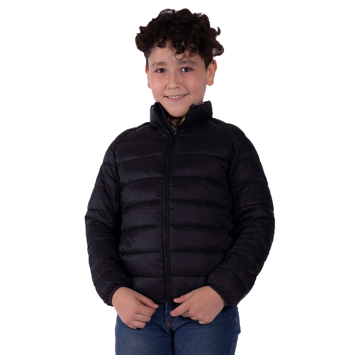 Alysh, Chamarra Unisex Color Negro para Niños, Varias Tallas