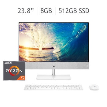 HP Pavilion All-In-One 24-ca0013la Desktop 23.8" Full HD AMD Ryzen 5 8GB 512GB SSD