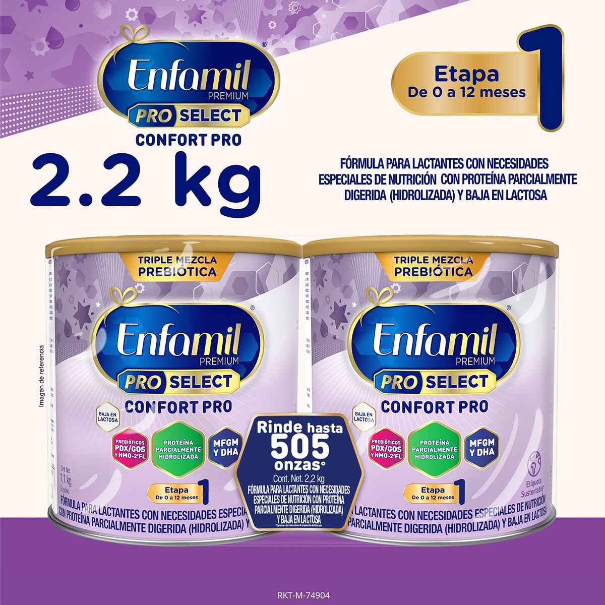 Enfamil Premium Confort Fórmula Láctea 2 pzas de 1.1 Kg Enfamil Premium Confort Fórmula Láctea 2 pzas de 1.1 Kg
