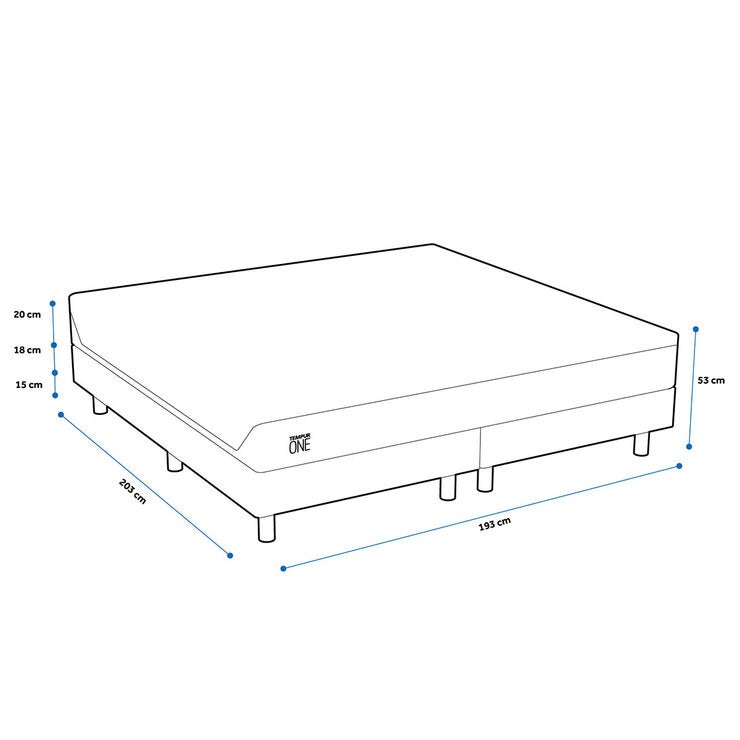 Tempur One + Box King Size Tempur One + Box King Size