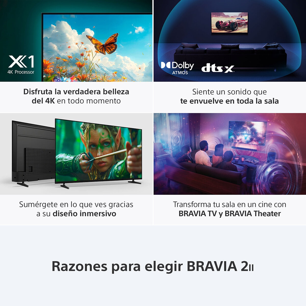 Sony Pantalla 75" BRAVIA II UHD 4K Google TV Sony Pantalla 75" BRAVIA II UHD 4K Google TV