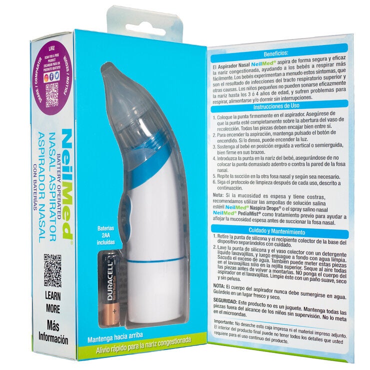 Neilmed Aspirador Nasal con baterias Neilmed Aspirador Nasal con baterias