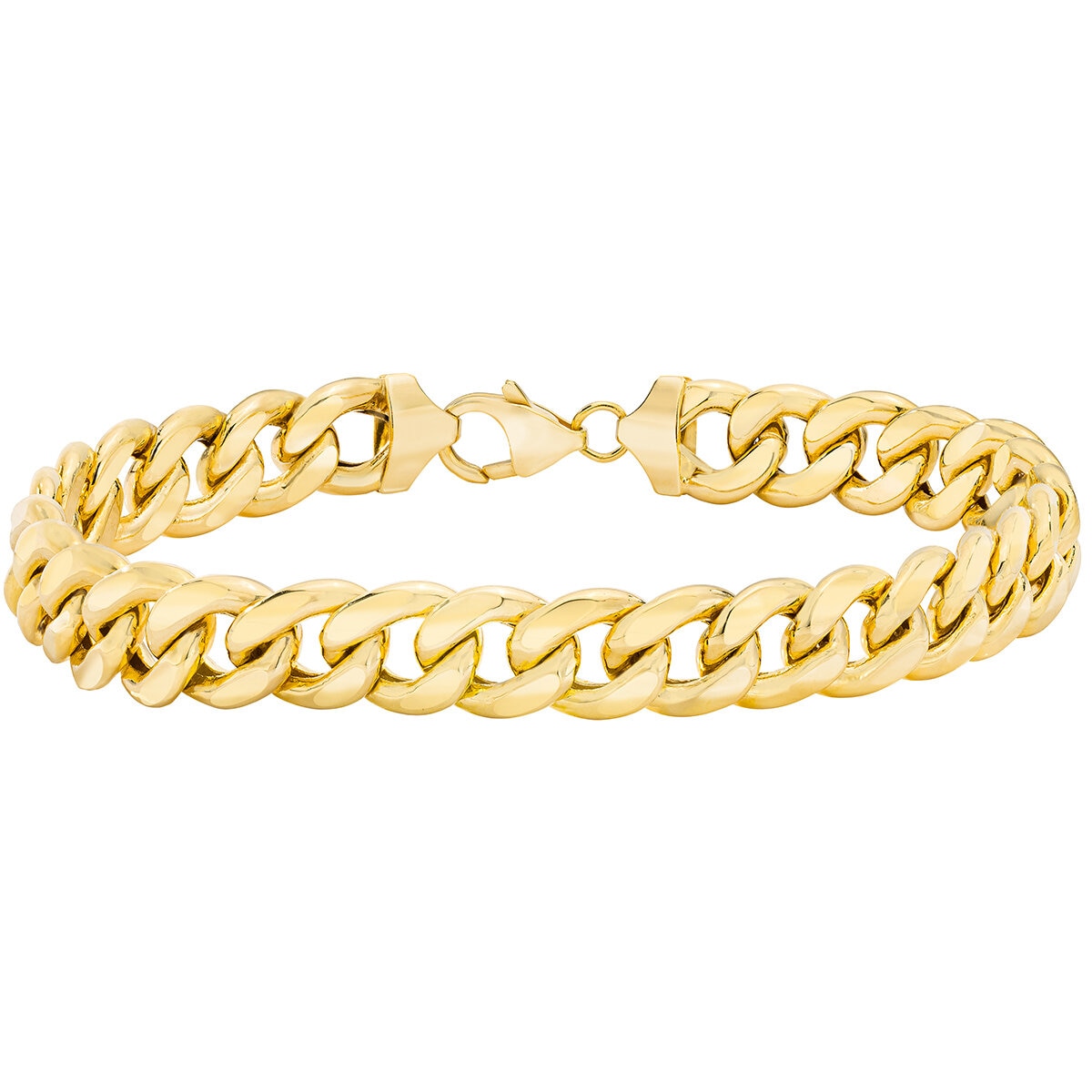 Pulsera para Caballero, 21.59cm, Oro Italiano Amarillo de 14K