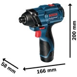 Bosch, Combo Atornillador + Llave de impacto 12V Bosch, Combo Atornillador + Llave de impacto 12V