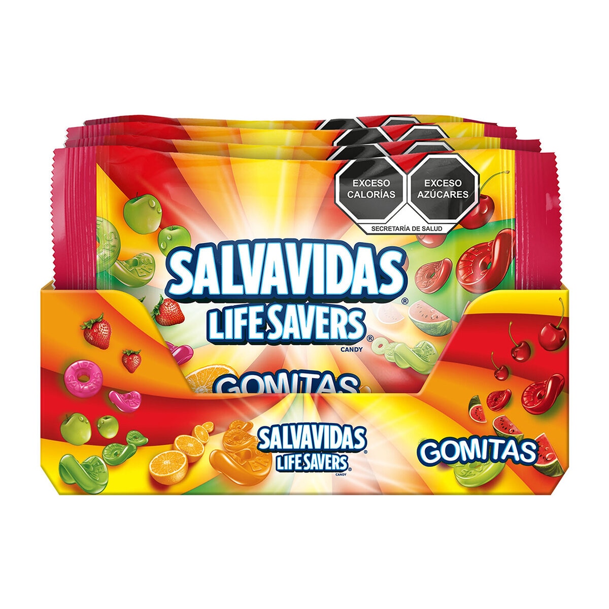 Lifesavers Gomitas de Dulce Sabores Surtidos 9 pzas de 56g