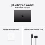 Apple MacBook Pro 14" Chip M4 Max 1TB Negro Espacial Apple MacBook Pro 14" Chip M4 Max 1TB Negro Espacial