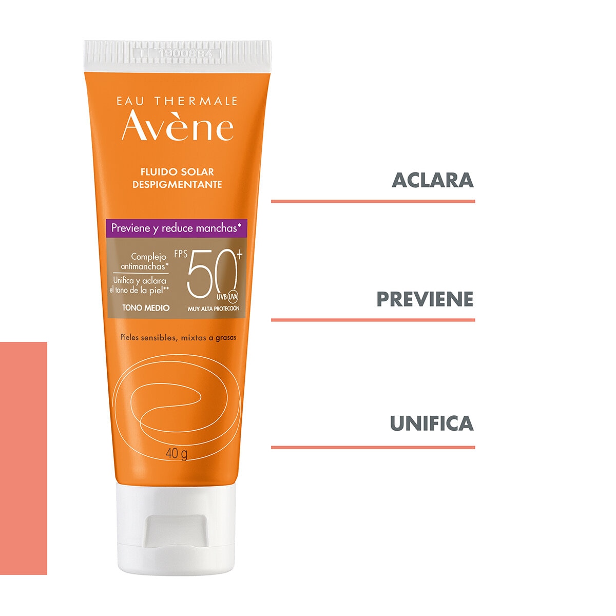 Avène Fluido Solar Despigmentante Tono Medio 40 g Avène Fluido Solar Despigmentante Tono Medio 40 g