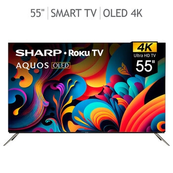 Sharp Pantalla 55" OLED 4K UHD Smart TV