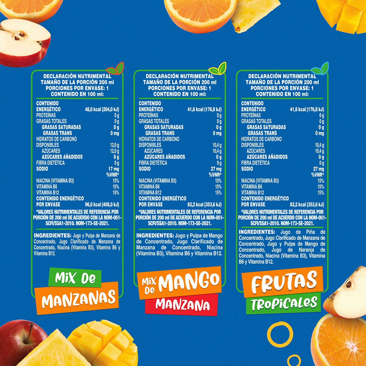 Jumexito Mezcla Jugo de Frutas 24/200 ml Jumexito Mezcla Jugo de Frutas 24/200 ml