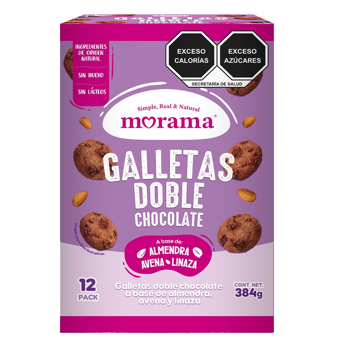 Morama Galletas Doble Chocolate 384 g Morama Galletas Doble Chocolate 384 g
