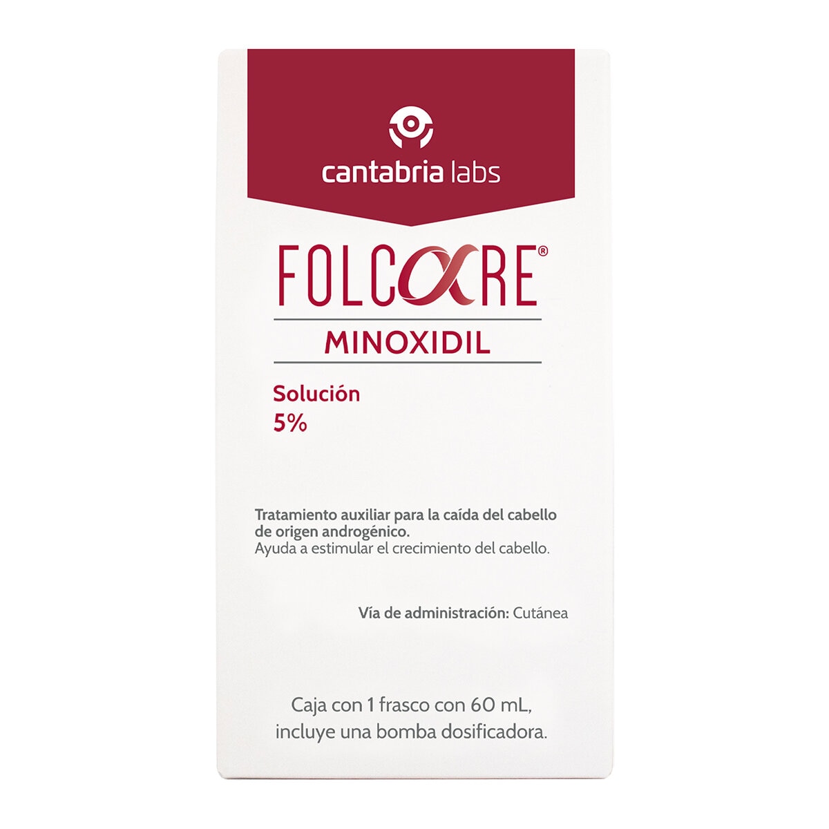 Folcare Minoxidil Solución 5% 60 ml