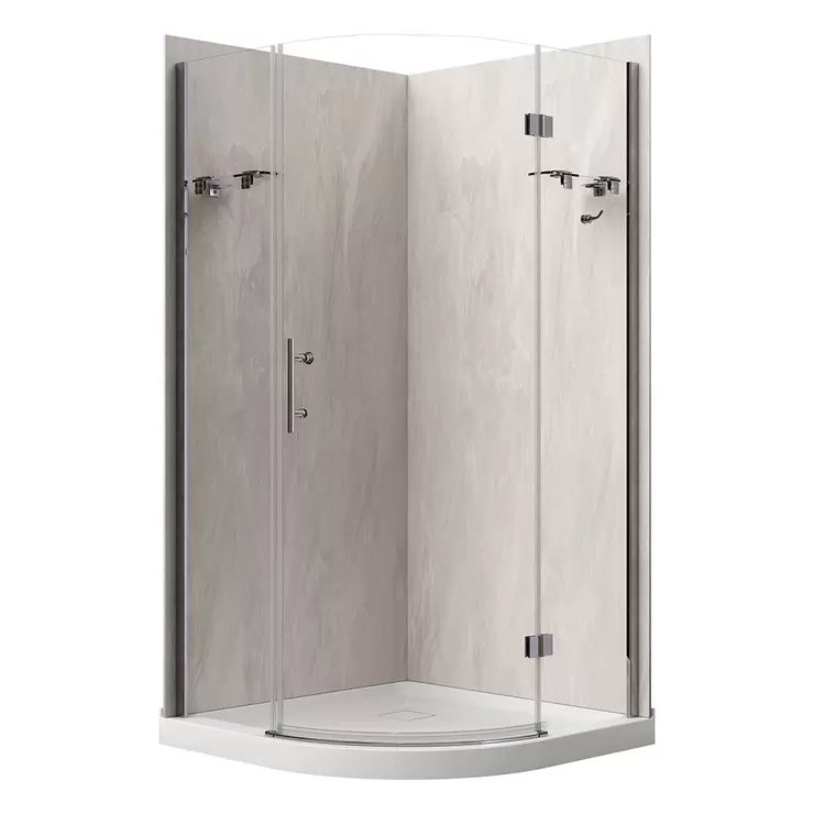 A&E, Cabina para Ducha Ruby Neo-Round 38" - Marmol A&E, Cabina para Ducha Ruby Neo-Round 38" - Marmol