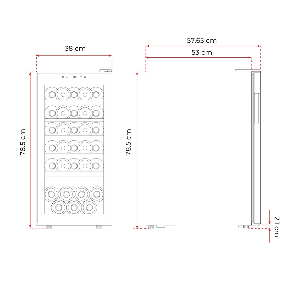 Teka Cava de Vinos 32 Botellas Teka Cava de Vinos 32 Botellas