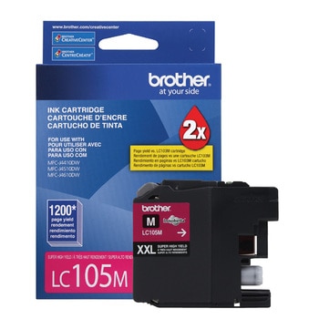 Brother Cartucho de Tinta 105 XXL Color Magenta Super Alto Rendimiento