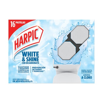 Harpic Power Ultra Pastillas Desinfectantes para Tanque de Inodoro