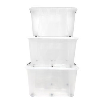 AG Box, Set de 3 Cajas Organizadoras, 52L, 70L y 90L. AG Box, Set de 3 Cajas Organizadoras, 52L, 70L y 90L.