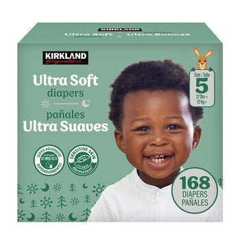 Kirkland Signature Pañales Etapa 5 Unisex 168 pzas Kirkland Signature Pañales Etapa 5 Unisex 168 pzas