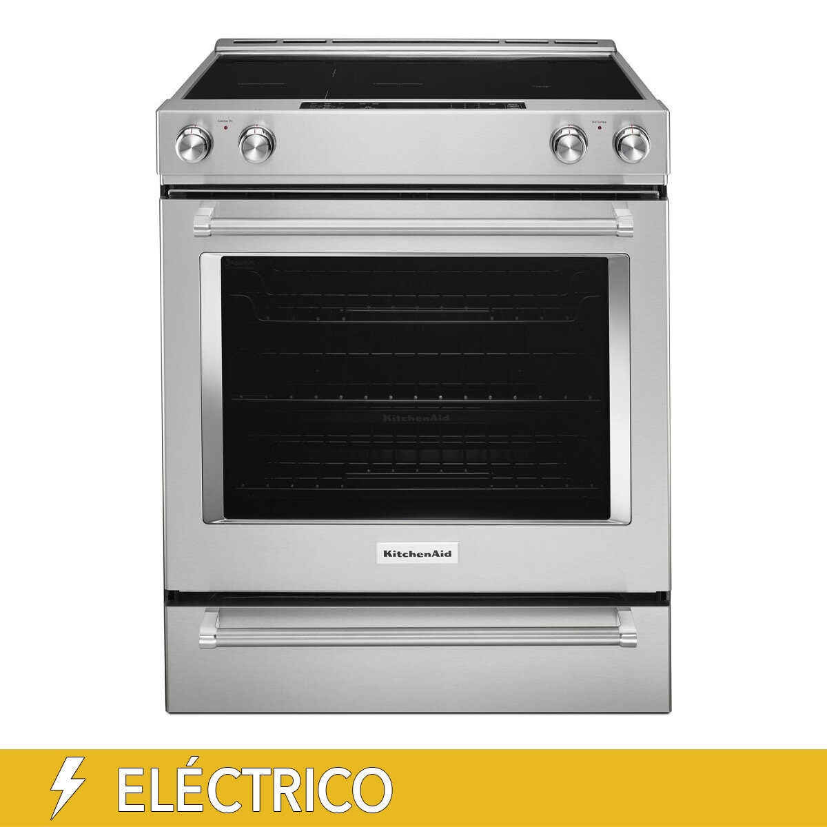 KitchenAid Estufa eléctrica con 5 quemadores 30" KitchenAid Estufa eléctrica con 5 quemadores 30"