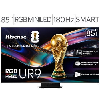 Hisense Pantalla 85" RGB Miniled 4K Smart TV Hisense Pantalla 85" RGB Miniled 4K Smart TV