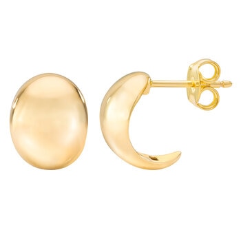 Aretes, Oro Amarillo de 14K Aretes, Oro Amarillo de 14K