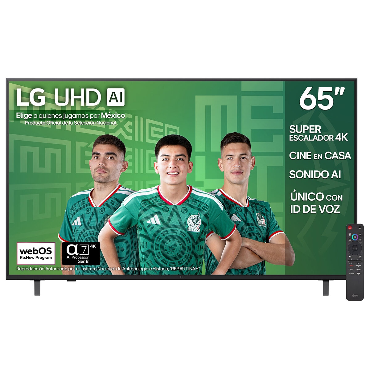 LG Pantalla 65" UHD 4K Smart TV + Barra de Sonido LG Pantalla 65" UHD 4K Smart TV + Barra de Sonido