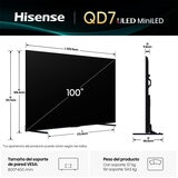Hisense Pantalla 100" ULED MiniLed Fire TV Hisense Pantalla 100" ULED MiniLed Fire TV