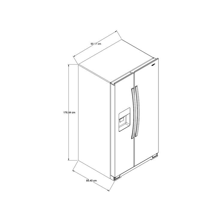 Whirlpool refrigerador duplex 25´ Whirlpool refrigerador duplex 25´