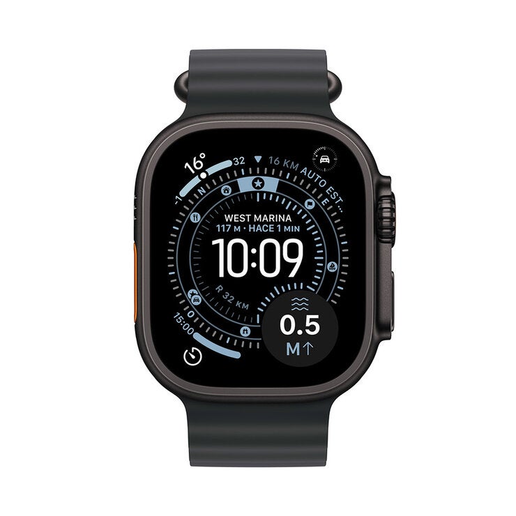 Apple Watch Ultra 3 (GPS + Celular) 49mm Titanio Negro + Correa Ocean Negro - Unitalla Apple Watch Ultra 3 (GPS + Celular) 49mm Titanio Negro + Correa Ocean Negro - Unitalla