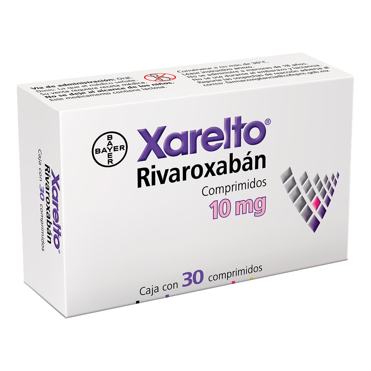 Xarelto 10 mg 30 Comprimidos