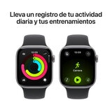Apple Watch Series 11 (GPS + Celular) 42mm Aluminio Gris Espacial + Correa Deportiva Negra - Talla S/M Apple Watch Series 11 (GPS + Celular) 42mm Aluminio Gris Espacial + Correa Deportiva Negra - Talla S/M