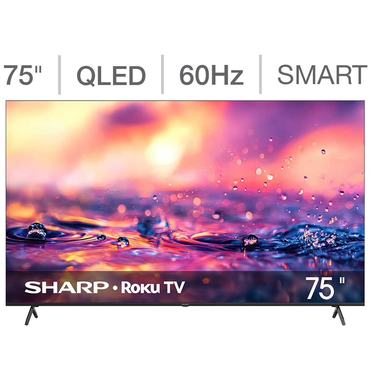 Sharp Pantalla 75" QLED 4K Roku TV Sharp Pantalla 75" QLED 4K Roku TV