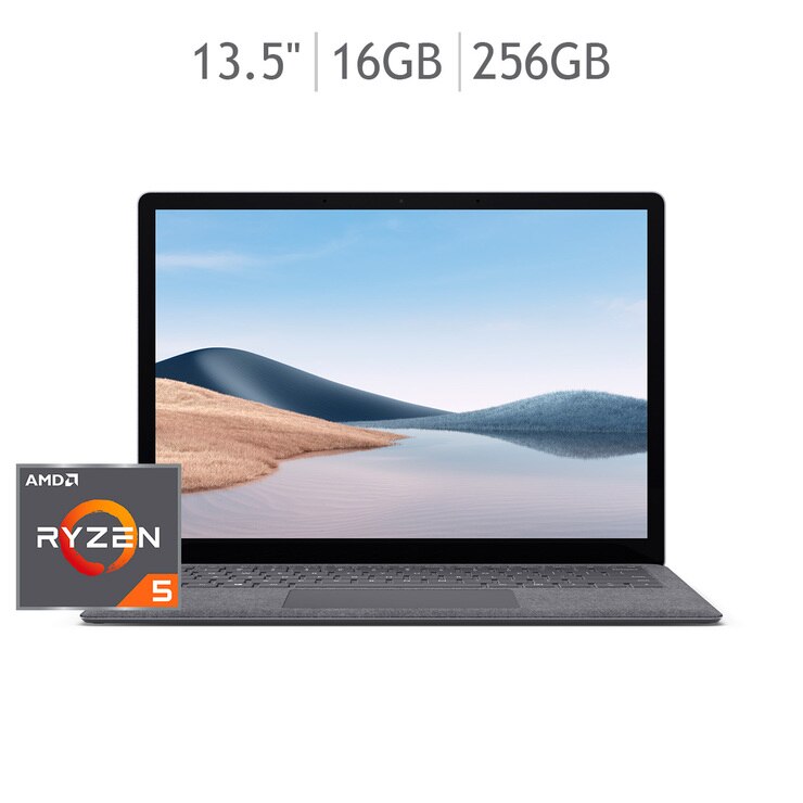 Microsoft Surface Laptop 4 13.5" AMD Ryzen 5 4680U 16GB+256GB color Plata