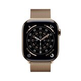 Apple Watch Series 11 (GPS + Celular) 46mm Titanio Oro + Correa Milanese Color Oro - Talla S/M Apple Watch Series 11 (GPS + Celular) 46mm Titanio Oro + Correa Milanese Color Oro - Talla S/M
