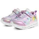 Bluey, Tenis Original Color Lila con Luces, para Niña Bluey, Tenis Original Color Lila con Luces, para Niña