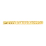 Pulsera de Eslabon Cubano, Oro Amarillo 14K Pulsera de Eslabon Cubano, Oro Amarillo 14K