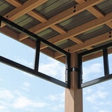 Yardistry, Pérgola de Madera con Techo Plano de 3.7m x 4.3m