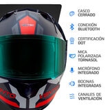 Vento Casco Integral para Motocicleta CCV-1