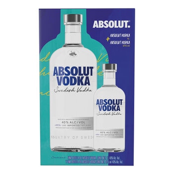 Vodka Absolut 1L + 375 ml