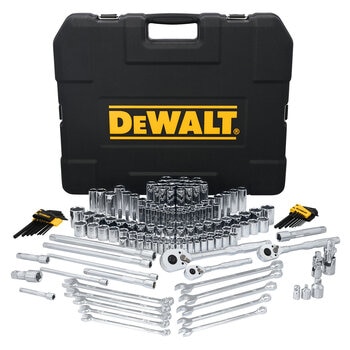 Dewalt, Juego de Herramientas Mecánicas de 185 Piezas.