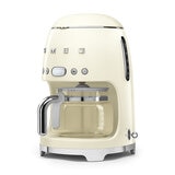 Smeg Cafetera de goteo 10 tazas crema