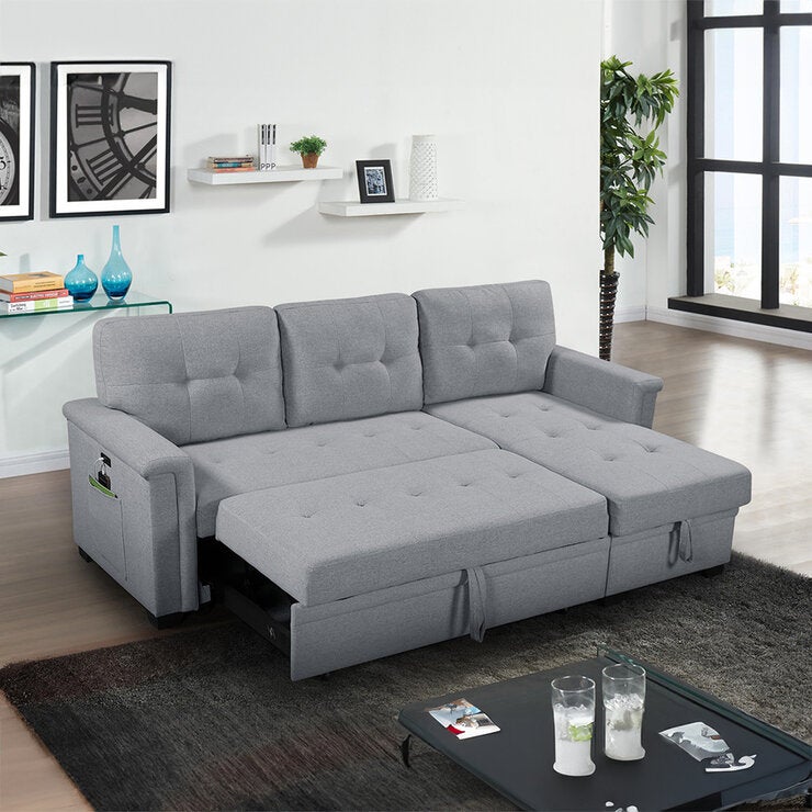 Montbrook Home, Ashlyn, Sofá Cama Seccional con Puerto USB Montbrook Home, Ashlyn, Sofá Cama Seccional con Puerto USB