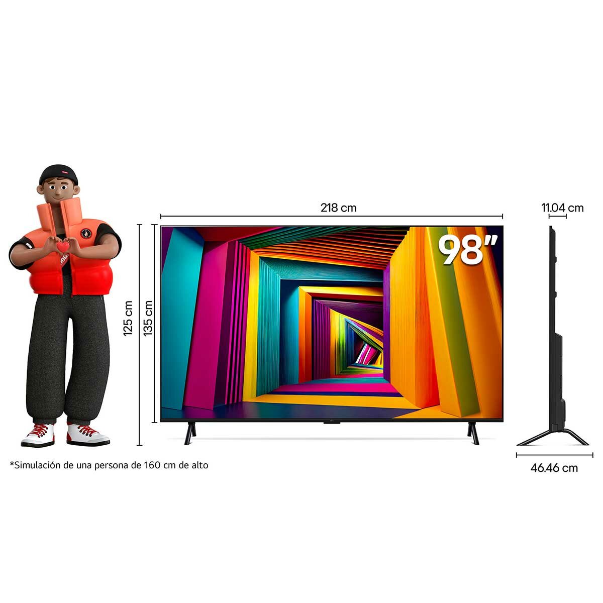 LG Pantalla 98" UHD 4K Smart TV LG Pantalla 98" UHD 4K Smart TV